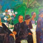 Acryl schilderij, Maya Wildevuur, Sfeer, 2003